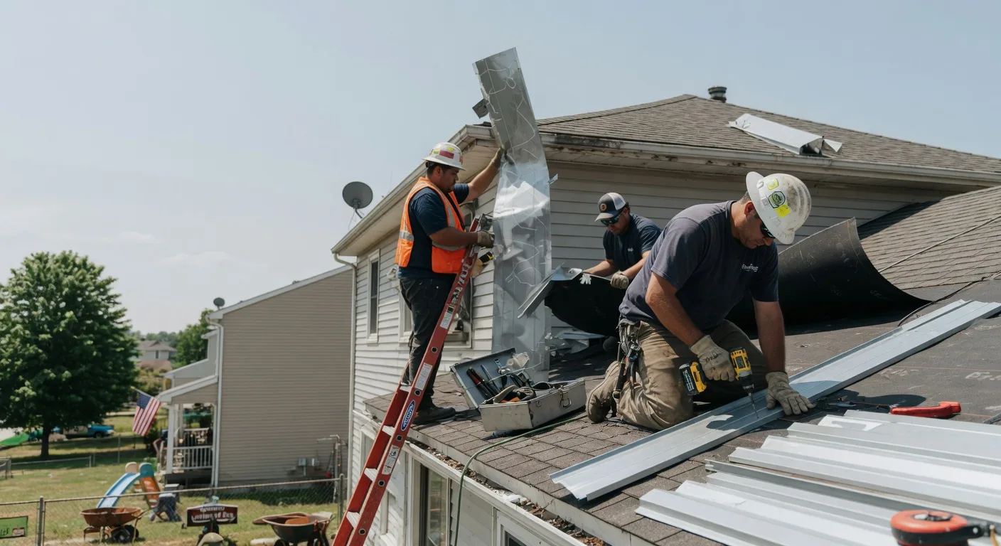 Storm Damage Metal Roof Repair in Honoraville, AL